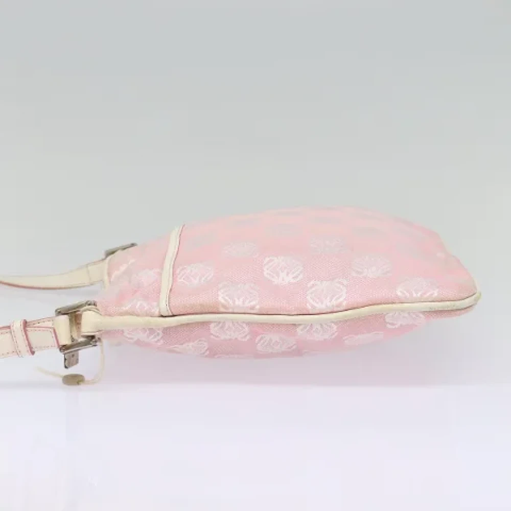 Loewe Pre-owned Canvas shoulder-bags Pink Dames