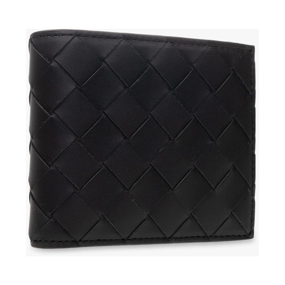 Bottega Veneta Leren portemonnee Black Heren