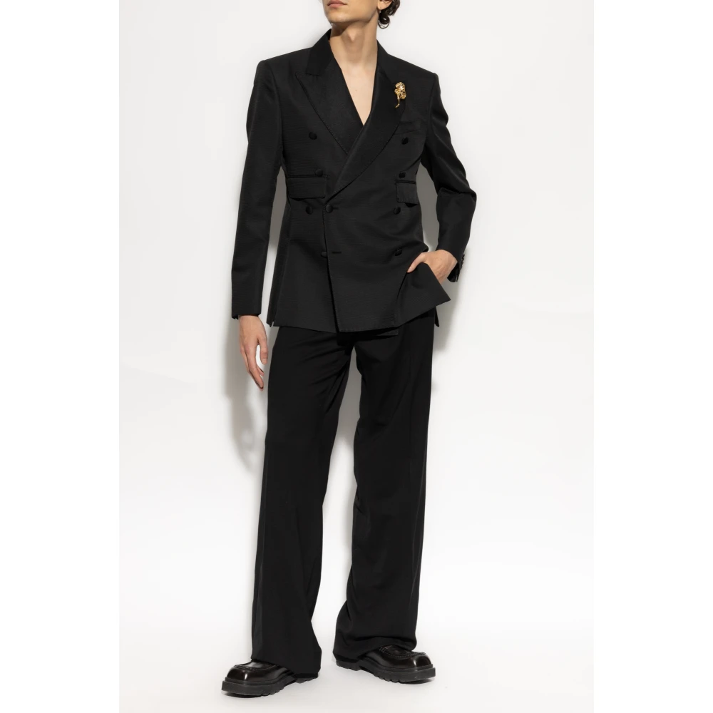 Dolce & Gabbana Double-breasted blazer Black Heren