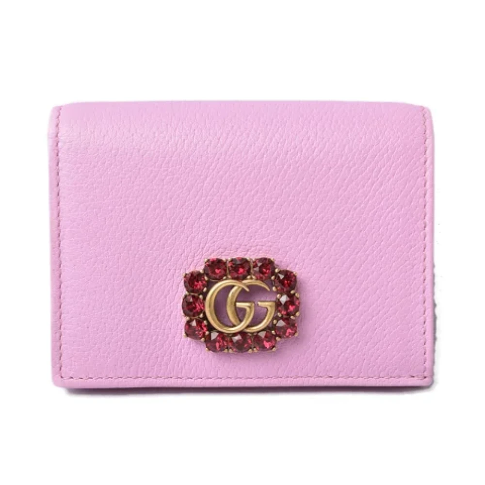 Gucci Vintage Pre-owned Leather wallets Pink Dames