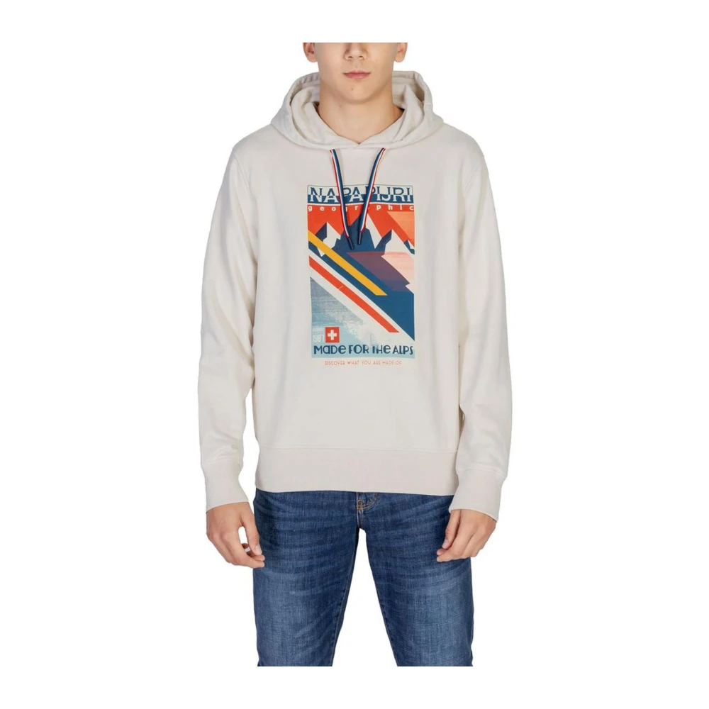 Napapijri Beige Katoenmix Trui Beige Heren