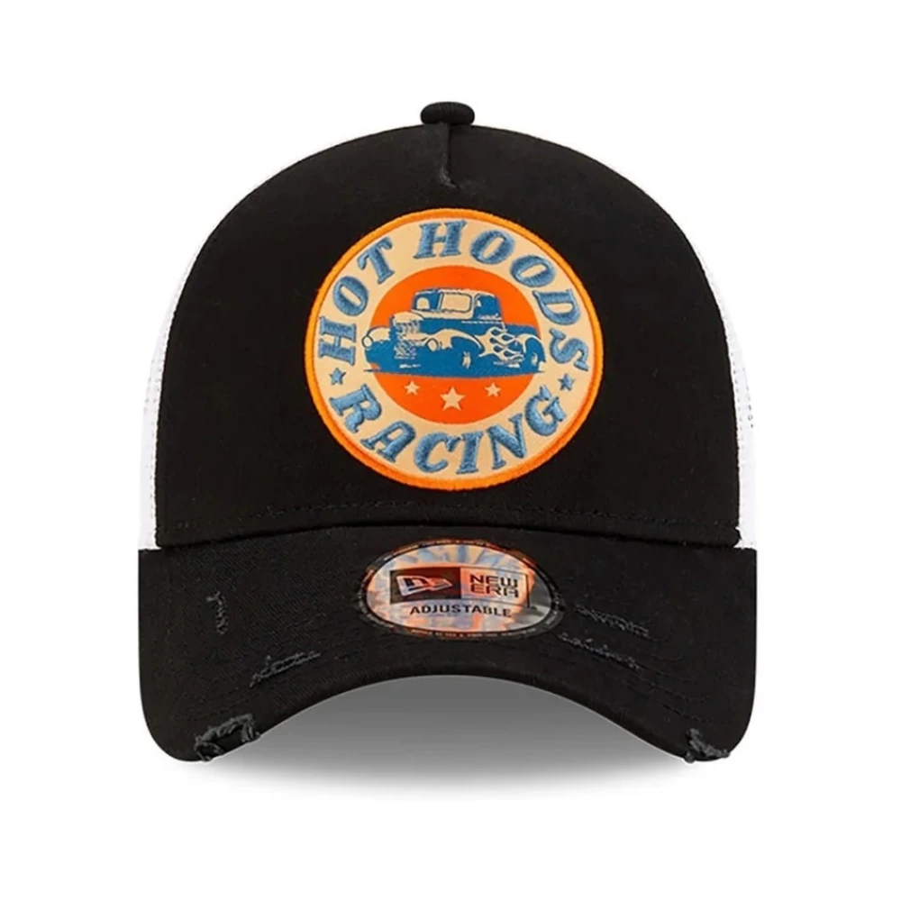 new era Zwarte Hot Hoods Patch Trucker Pet Black Heren