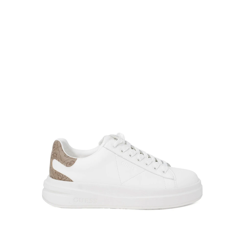 Guess Women's White/Beige/Brown Sneakers For