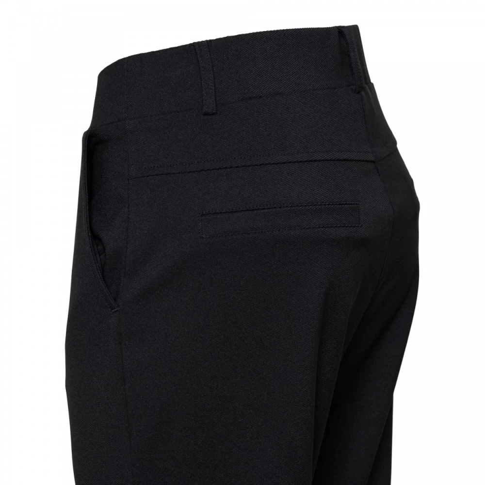 &Co Woman Zwarte flare broek met zakken Black Dames