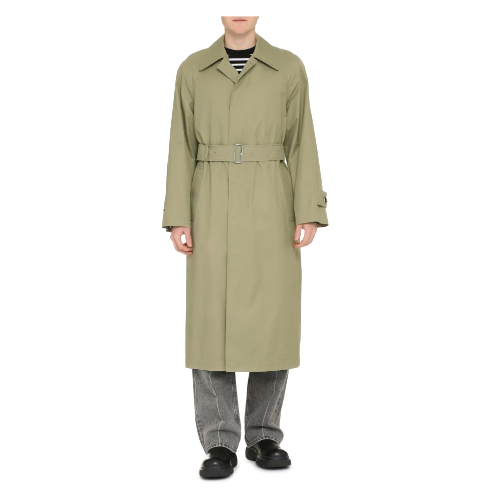 Burberry Klassieke Katoenen Trenchcoat Beige Dames