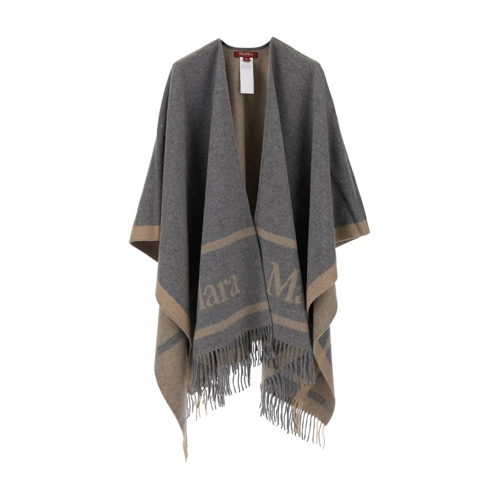 Max Mara - Jackets > Capes - Gray - Max Mara - Modalova