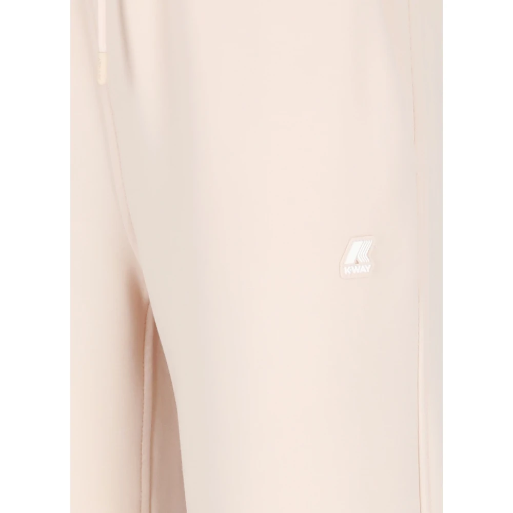 K-way Roze sweatpants met taillekoord Pink Dames