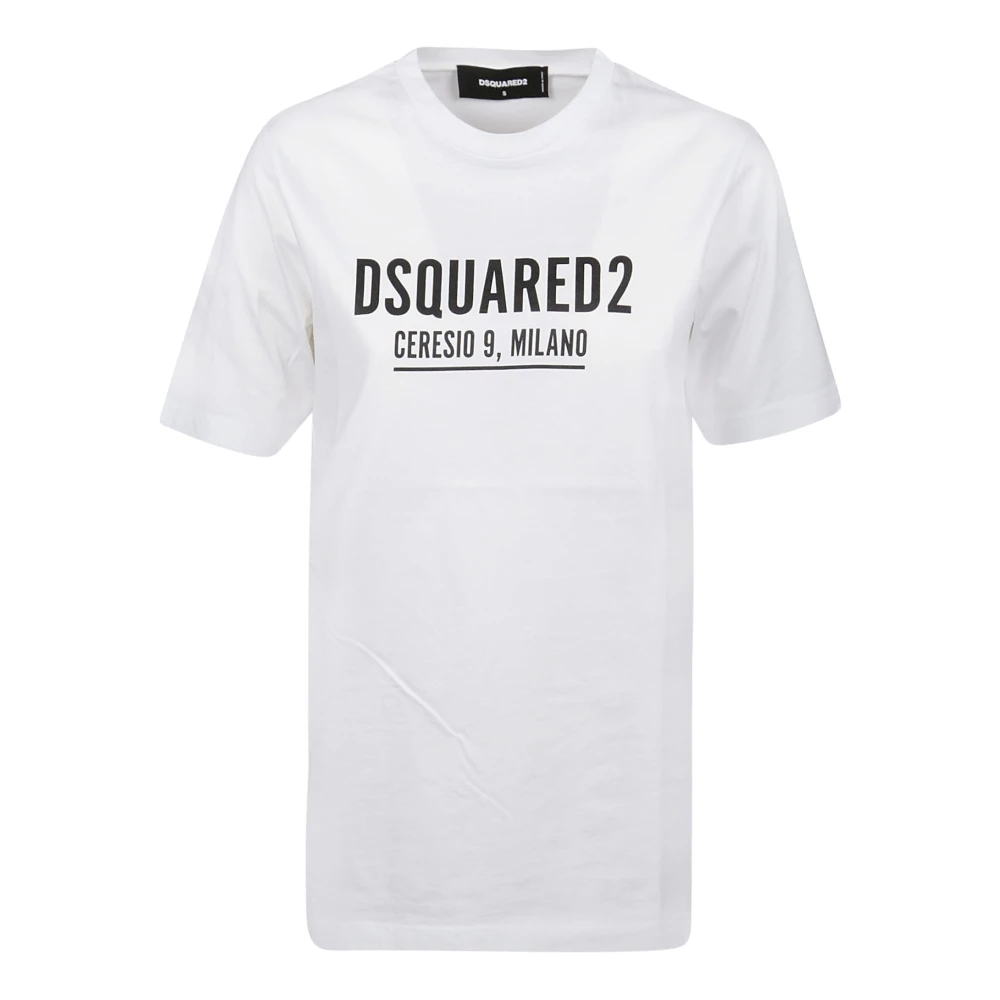 Dsquared2 Ceresio9 Renny T-Shirt Elegante Dames Top White Dames