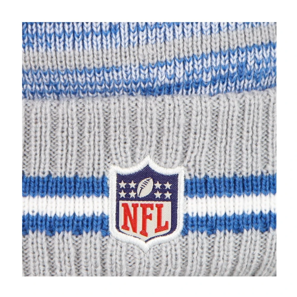 new era NFL Sport Knit Pom Beanie Blue Heren