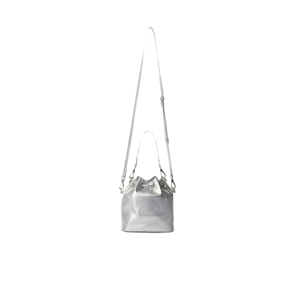 Msgm Polyurethaan Handtas Gray Dames