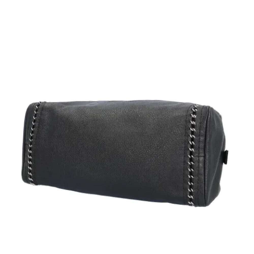 Chanel Vintage Pre-owned Leather handbags Black Dames