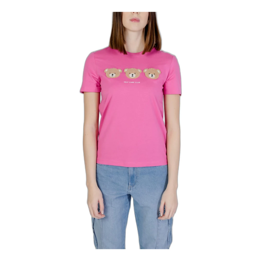 Only T-Shirts Pink Dames