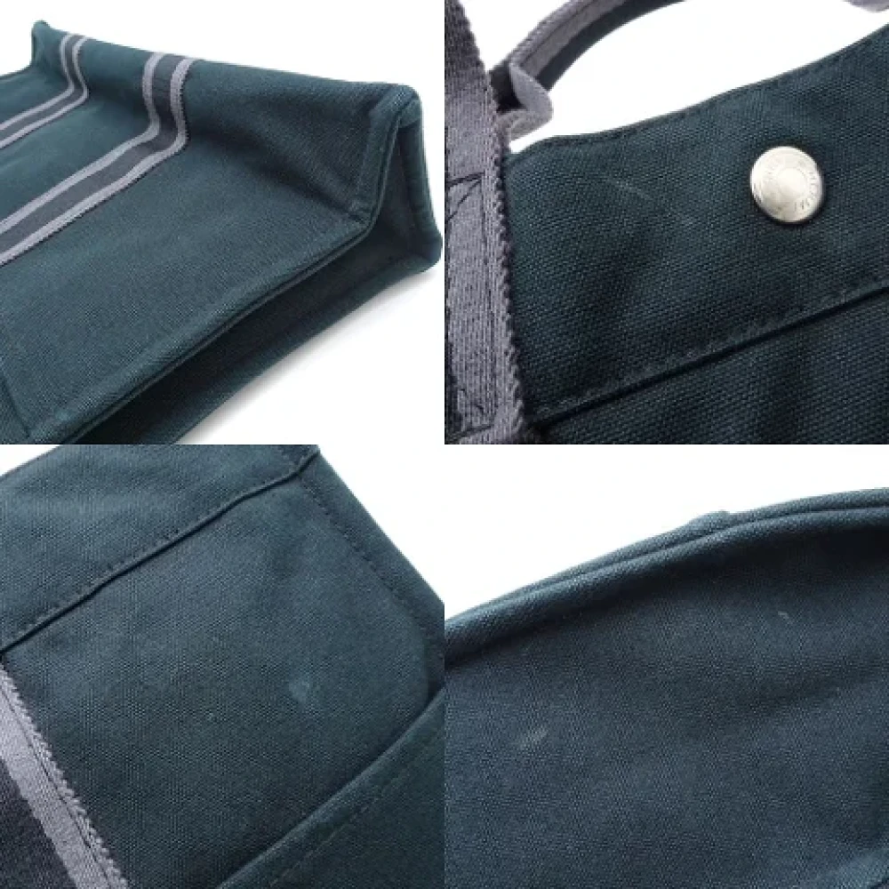 Hermès Vintage Pre-owned Canvas handbags Black Dames