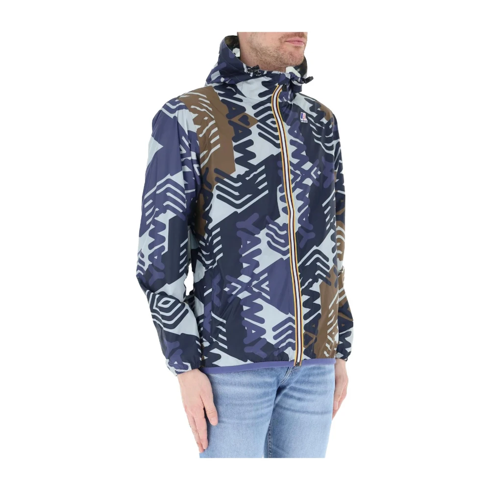 K-way Winddichte jas met verstelbare capuchon Multicolor Heren