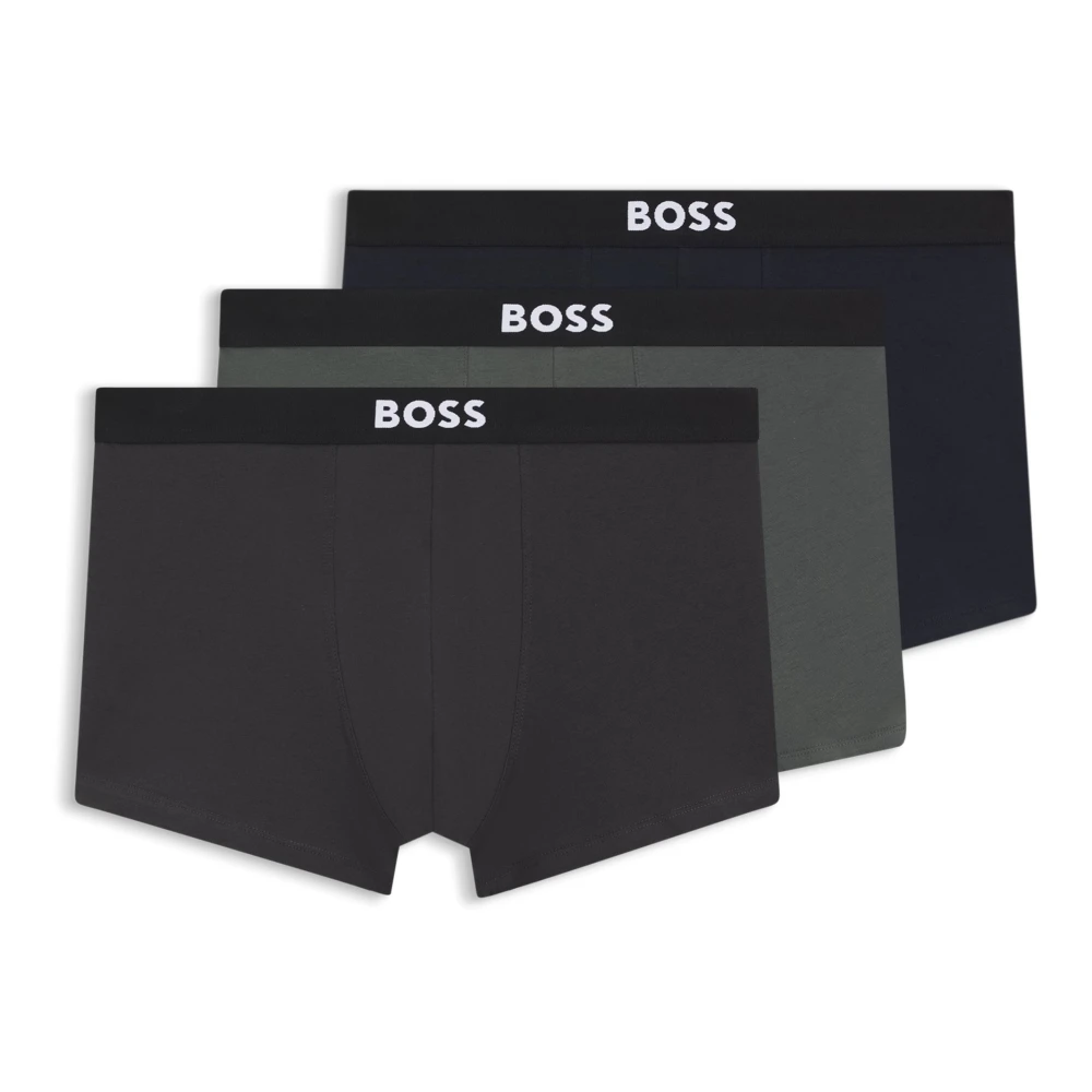 Hugo Men's Multicolor Underpants, Xl, Trunk 3Pk