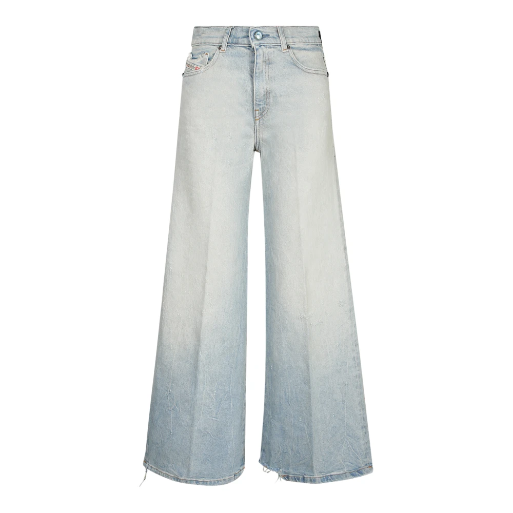 Diesel Femme Bleu - Jean Large - Jeans - Taille: W28