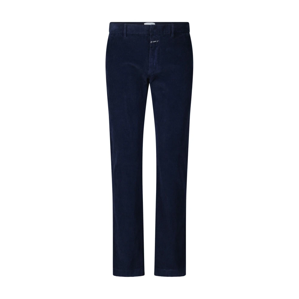 Closed Corduroy broek met rechte snit Blue Heren