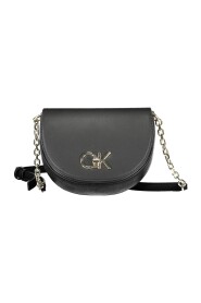 Black Polyester Handbag