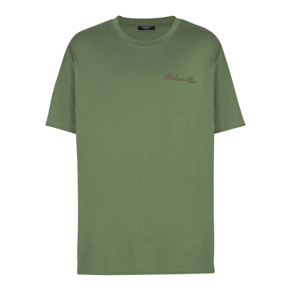 Balmain - Tops > T-Shirts - Green - Balmain - Modalova