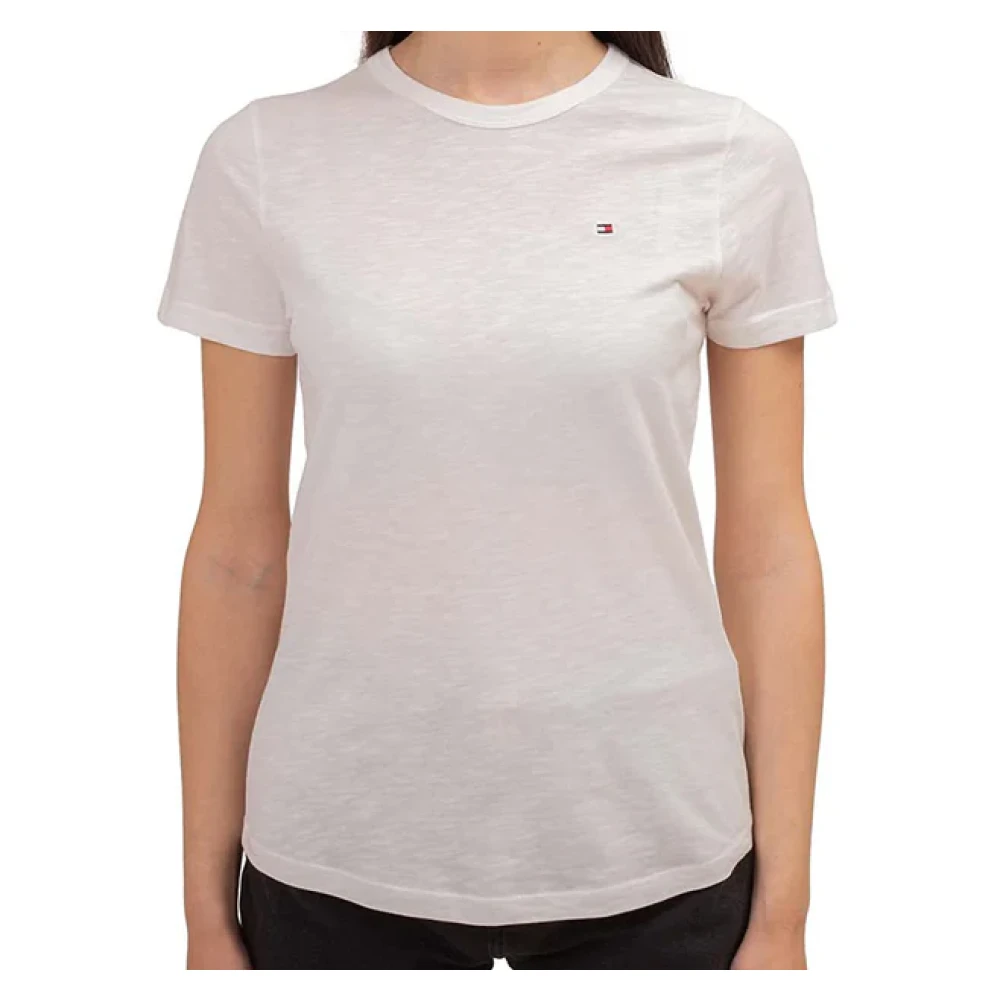 Tommy Hilfiger Women's White T-Shirts,, Stylish Jumpers Collection Large