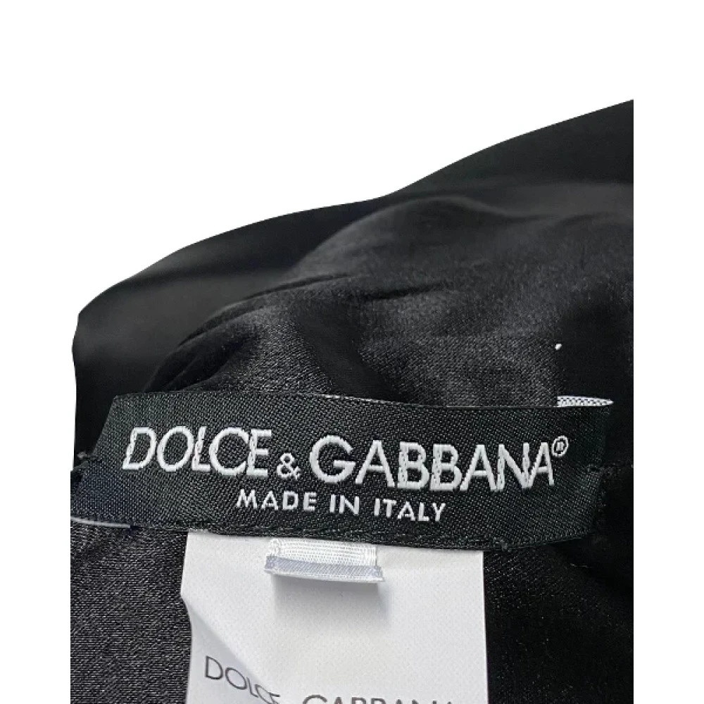 Dolce & Gabbana Pre-owned Polyester dresses Black Dames