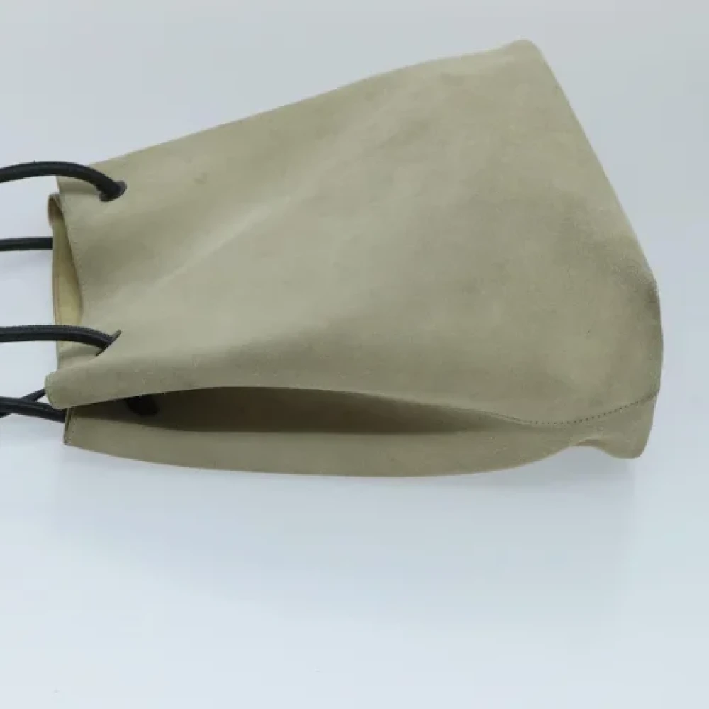 Gucci Vintage Pre-owned Suede gucci-bags Beige Dames