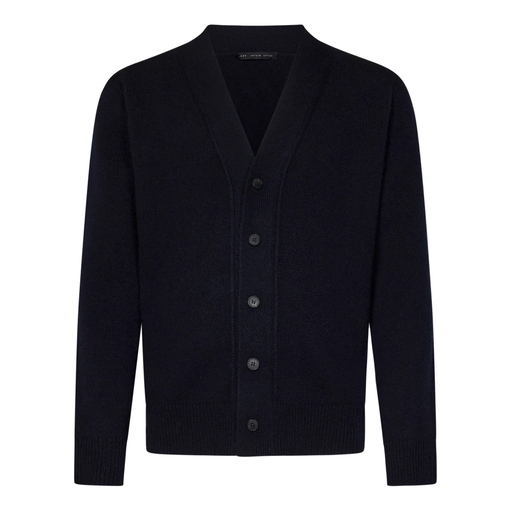 Low Brand Navy Blue Wool Cashmere Cardigan Blue, Herr