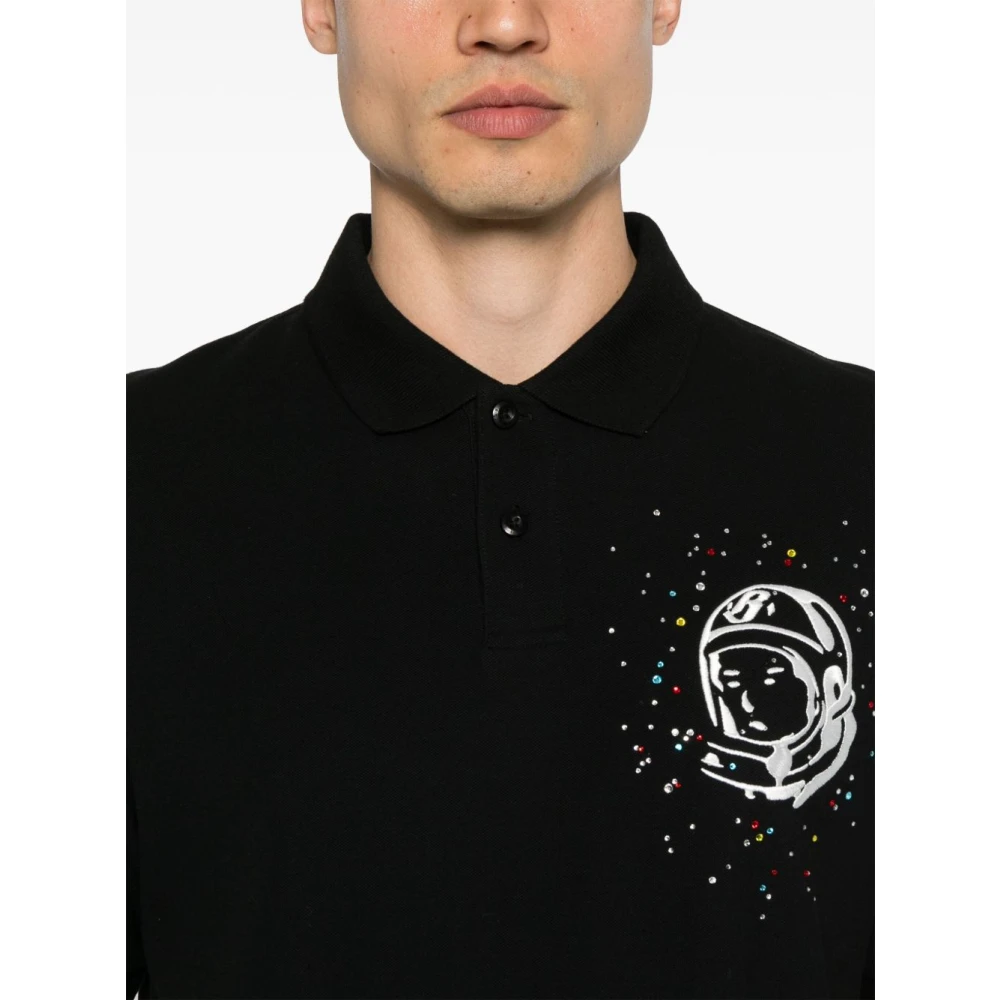 Billionaire Zwarte Poloshirt met Logoborduursel Black Heren