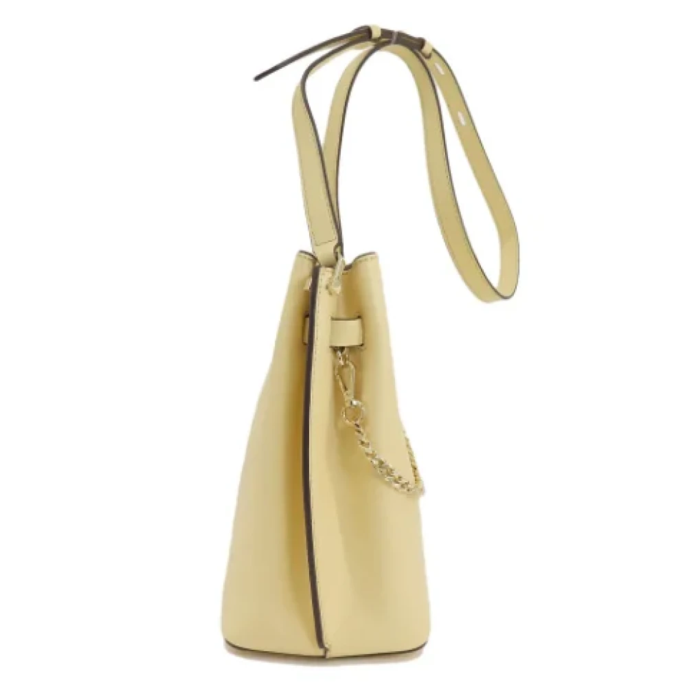 Michael Kors Pre-owned Leather shoulder-bags Yellow Dames