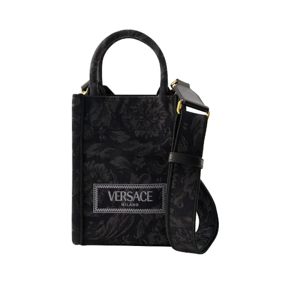 Versace Cotton shoulder-bags Black Dames