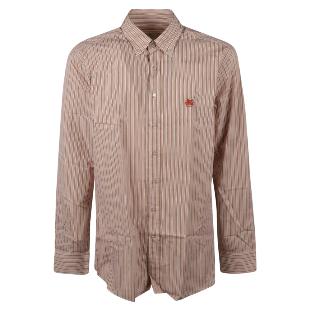 ETRO Stijlvolle Overhemden Collectie Brown Heren