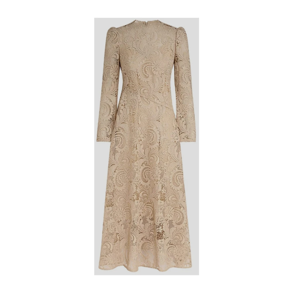 Zimmermann Katoenen Waverly Jurk Beige Dames