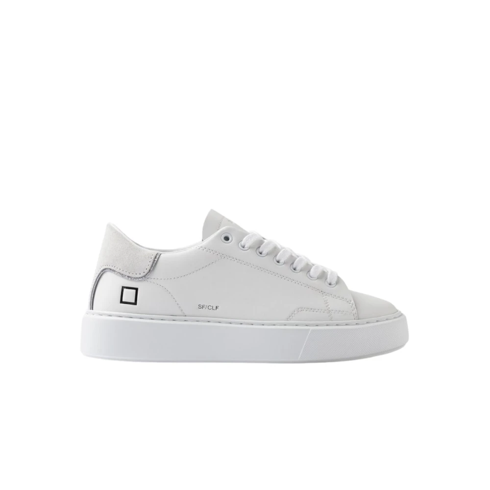 D.a.t.e. Court Calf Dames Schoenen Wit