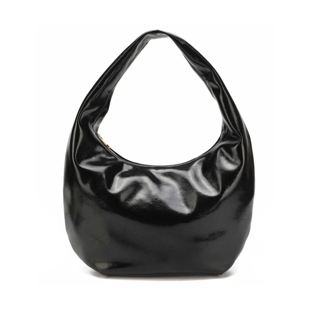 Núnoo Stijlvolle Gabi Wrinkle Shopper Black Dames
