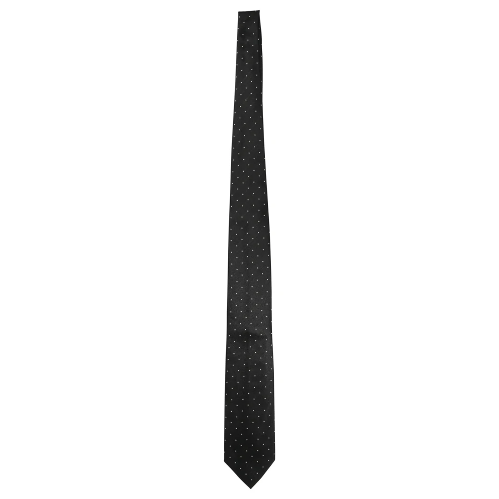 Tom Ford Men's Black Polka Dot Tie - Ties - One Size - Accessories