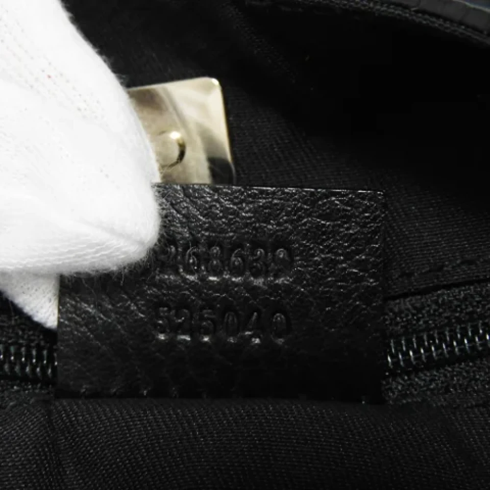 Gucci Vintage Pre-owned Canvas totes Black Dames