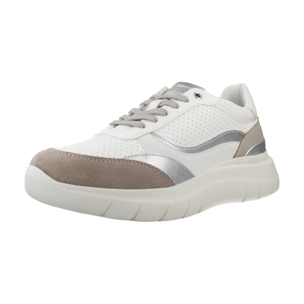Geox Plummery Dames Schoenen Wit
