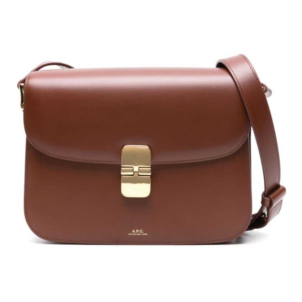 A.p.c. Women's Brown Cross Body Bags, One Size, Grace Bag