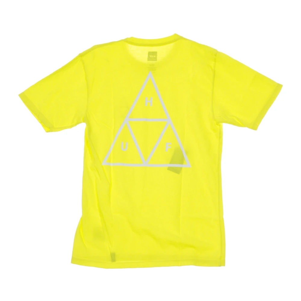 HUF Aurora Yellow T-Shirt Essentials Yellow Heren