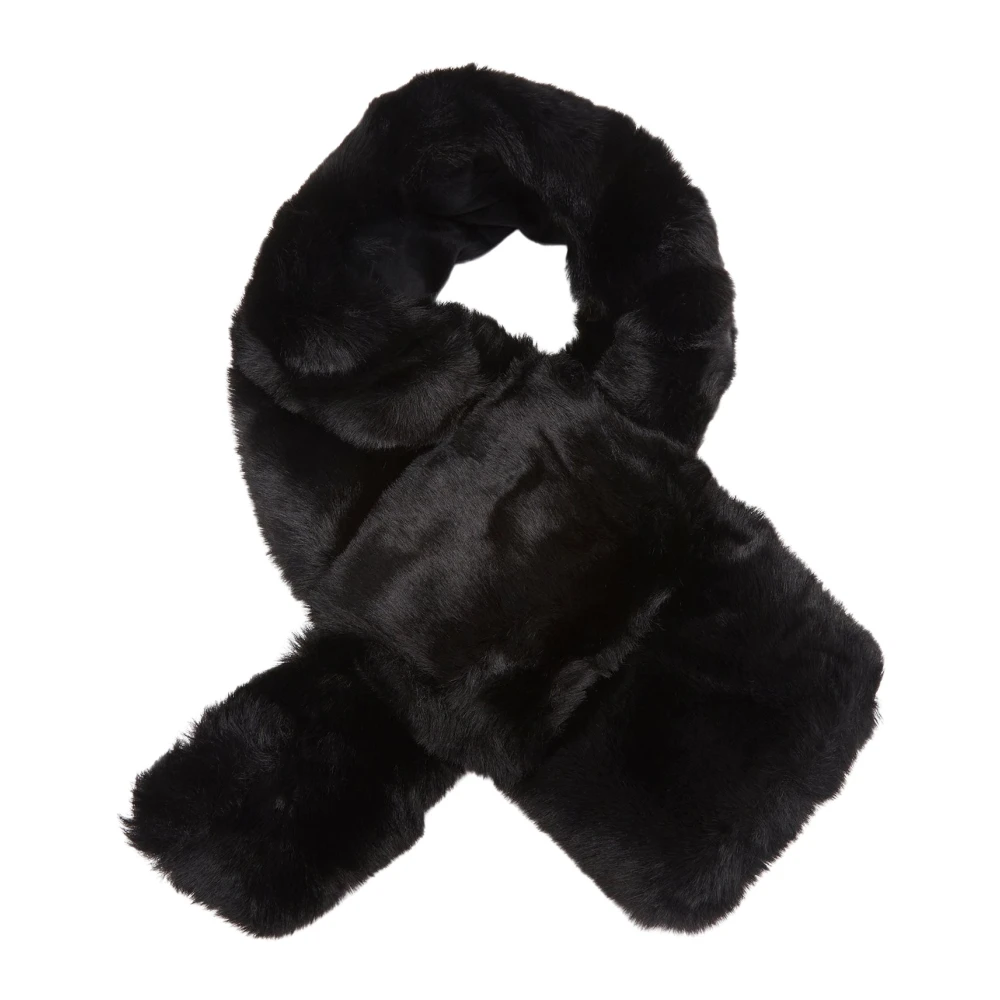 Coccinelle Winter Faux Fur Tube Sjaal Black Dames