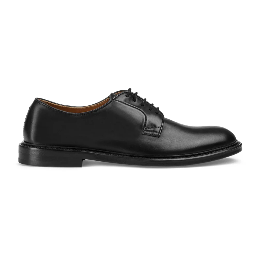 Doucal's Men's Black Derby Nappato - Dress Shoes - 9 Uk - Shoes