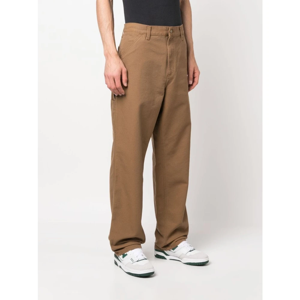 Carhartt WIP Straight Trousers Brown Heren