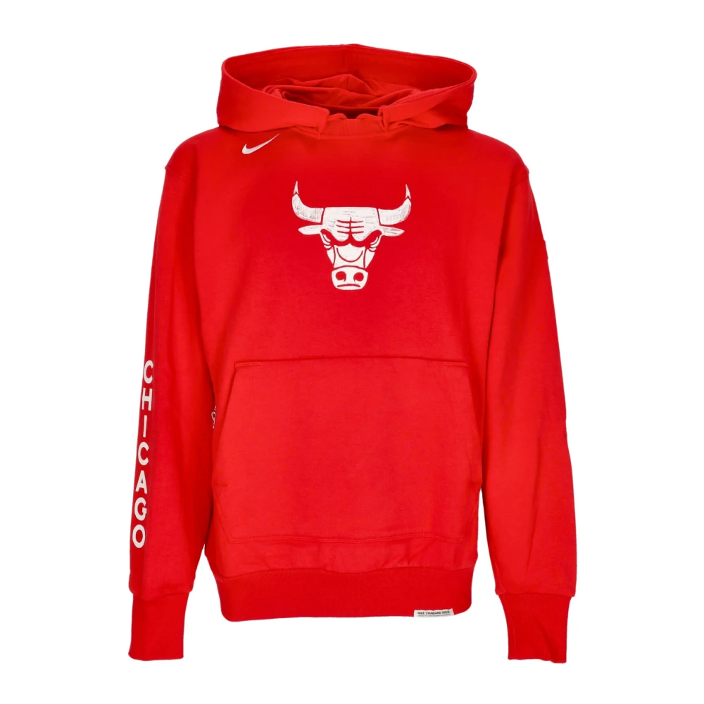 Nike City Edition Courtside Hoodie Red Heren