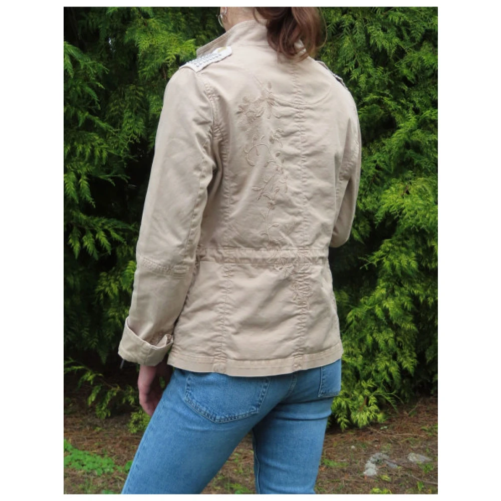 Mason's Geborduurde Eva Safari Jas Beige Dames