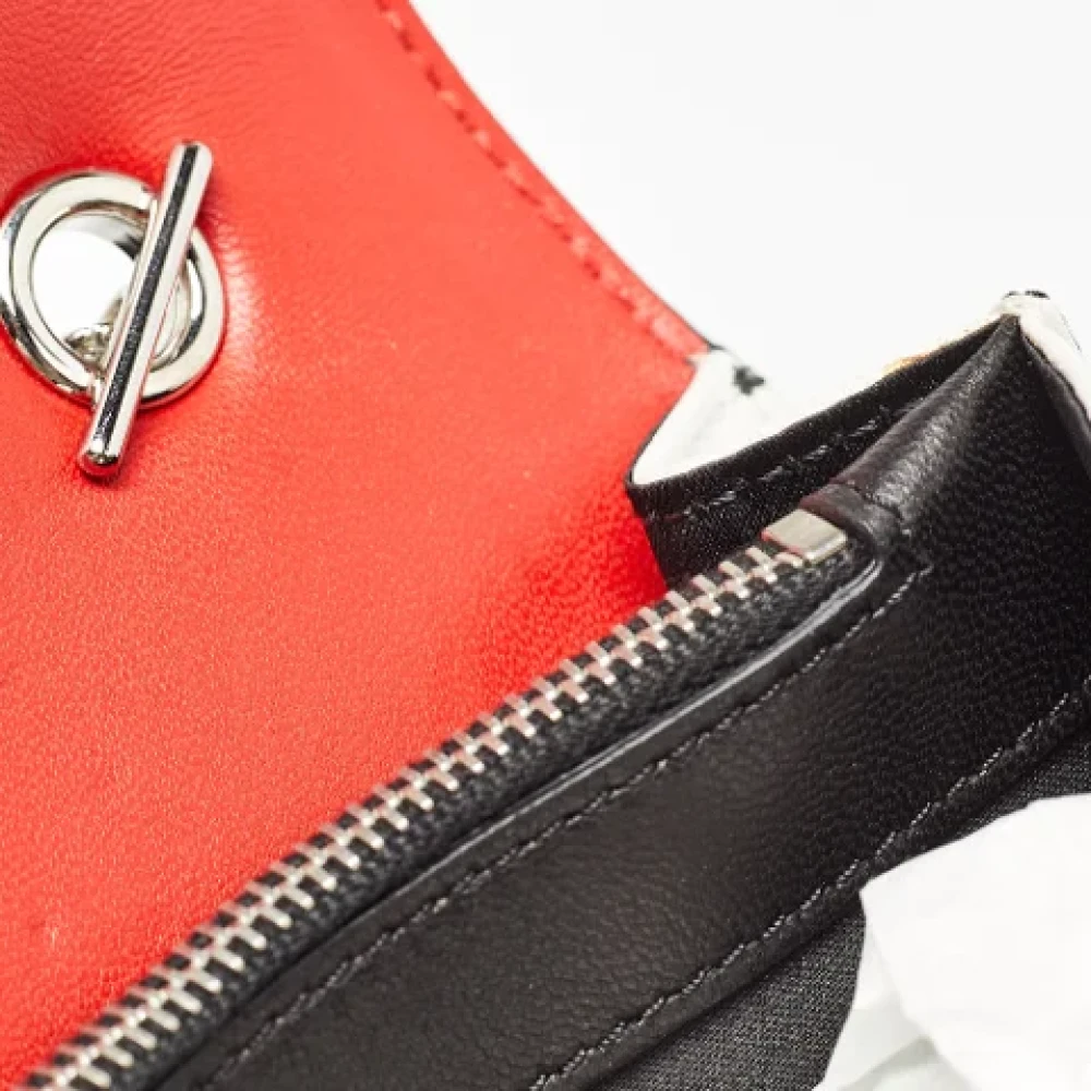 Chanel Vintage Pre-owned Leather chanel-bags Orange Dames