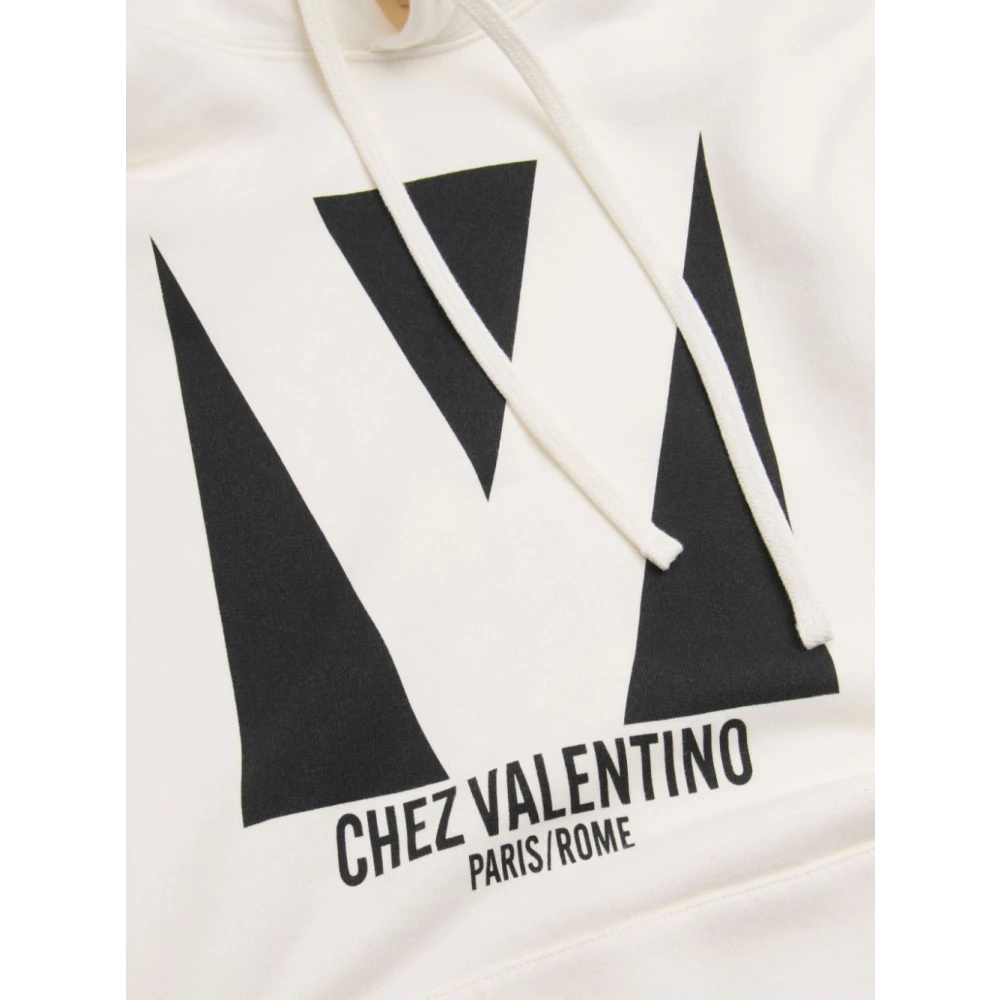 Valentino Garavani Ivory Sweaters voor Vrouwen Beige Heren