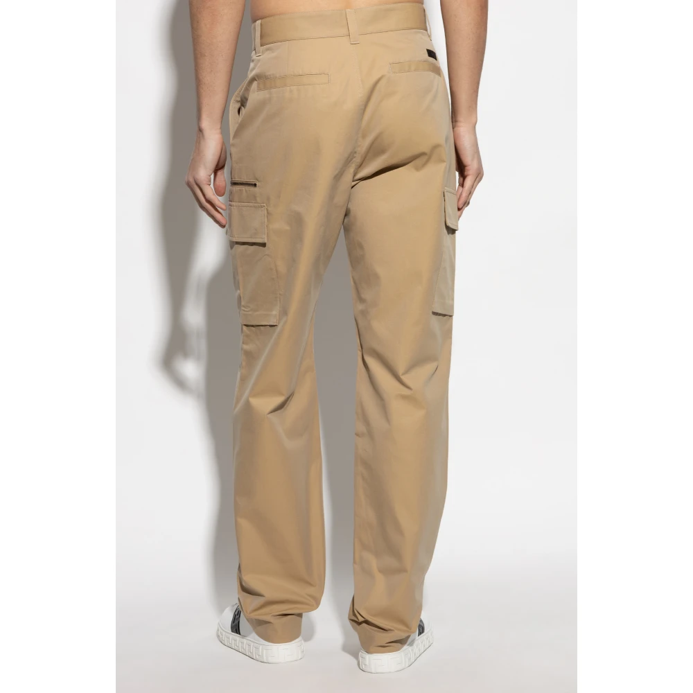 Versace Broek met zakken Beige Heren