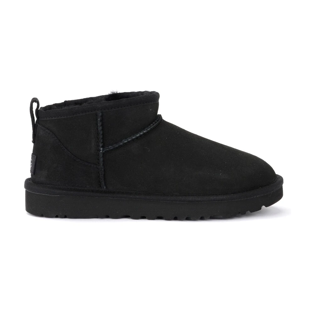 Ugg Black Winter Boots, Female, 8 Uk, Classic Ultra Mini Boot