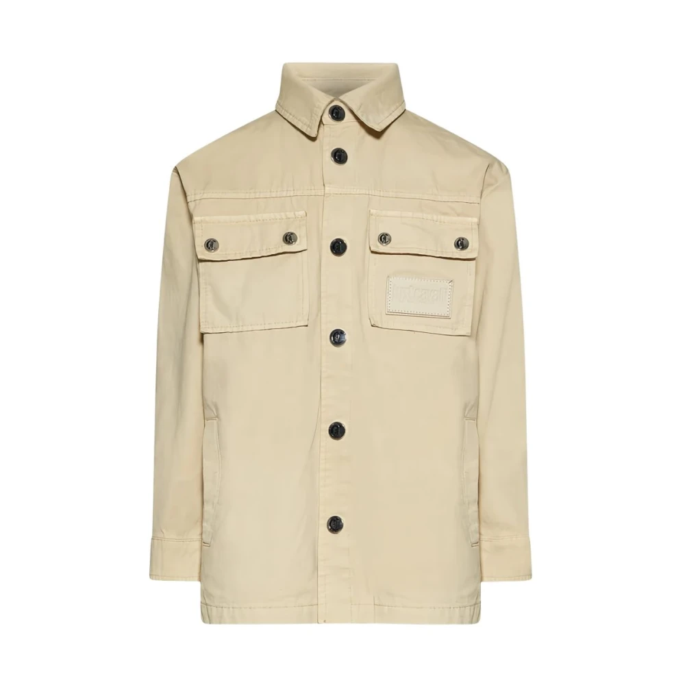 Just Cavalli Beige Light Jacket - Unisex - Light Jackets - 12 Y - Kids