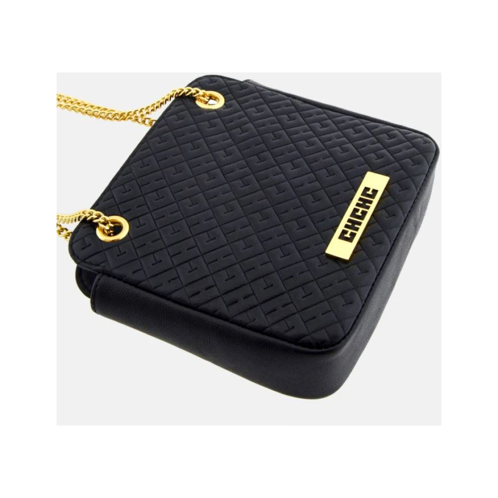 Carolina Herrera Soufflé Gewatteerde Leren Schoudertas Black Dames